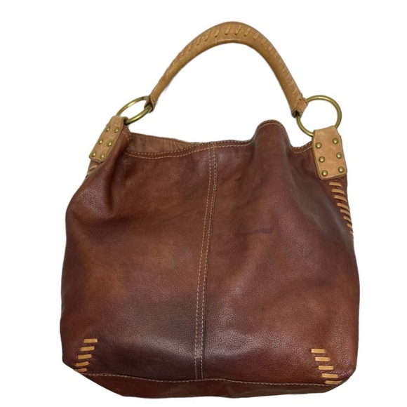 Lucky Brand Handbags - Lucky Hobo Vintage Brown Leather Bag